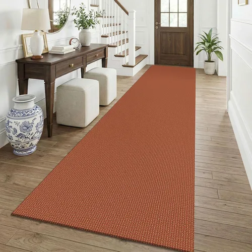 Vista 111 de KOZYFLY - Tapete para puerta de interior, lavable, pequeña, antideslizante, con respaldo de goma, felpudo de algodón para el hogar, color negro