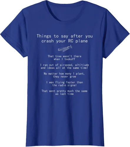 Vista 52 de Cosas que decir cuando te estrellas con tu camiseta RC Plane hobby