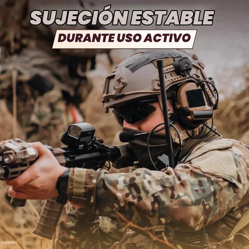 Vista 7 de Adaptador de riel ARC para auriculares tácticos – Compatible con Peltor Comtac II/III, Earmor M31/M32, Sordin – Se ajusta a cascos FAST, MICH, EXFIL