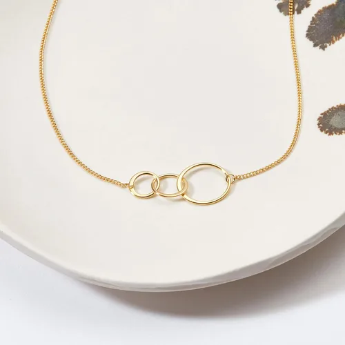 Vista 2 de Dear Ava Collar de regalo para mujeres y niñas, colgante de joyería moderna ajustable, idea de regalo de amor para ella con tarjeta sincera, regalos