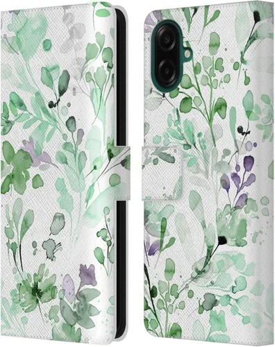 Vista 86 de Head Case Designs Officially Licensed Ninola Beige Wild Grasses Leather Wallet Case Compatible with Samsung Galaxy A07 4G