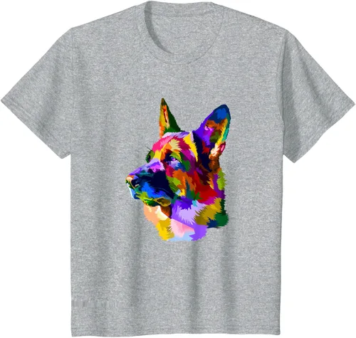 Vista 54 de Camiseta para dueño de perro de pastor alemán, Negro