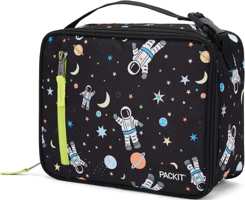 Vista 5 de PackIt Caja de aperitivos congelable, Spaceman y lonchera clásica congelable, Spaceman