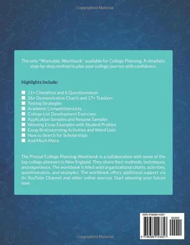 Vista 2 de Pivotal College Planning Workbook the Workable Workbook