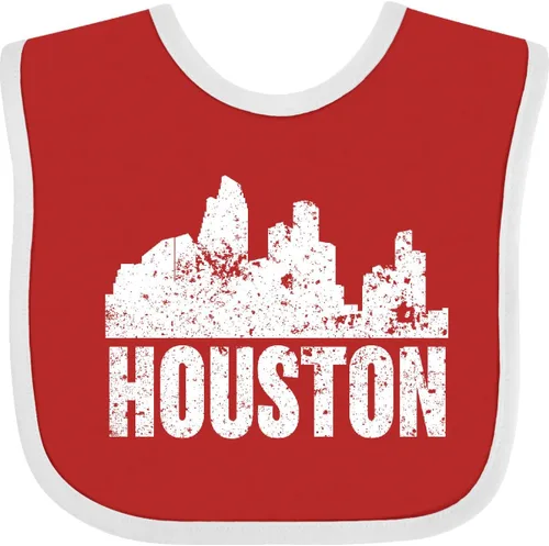Vista 7 de inktastic Houston Skyline Grunge Baby Bib