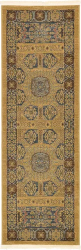 Vista 17 de Unique Loom Palace Collection - Alfombra tradicional, bohemia, medallón (3 pies 3 pulgadas x 3 pies 3 pies 3 pulgadas, redonda, rojo/bronceado)