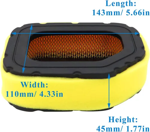 Vista 3 de Filtro de aire 3208303 - Kit de afinación de cortacésped para motor Kohler SV730 SV735 SV740 SV810 SV820 SV830 con bomba de filer, reemplaza
