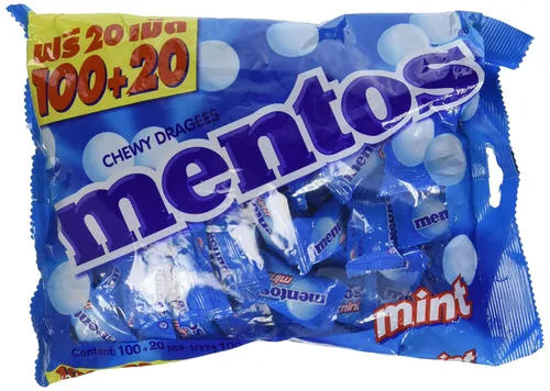 Vista 2 de Mentos Foodkoncept - Gomitas masticables clásicas sabor menta fresca, 10.5 onzas (298 g)