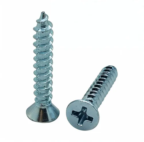 Vista 12 de BCP Fasteners 100 Unidades Tornillos para Madera #6 x 1" Cabeza Plana Recubiertos de Zinc Cabeza Phillips (BCP4)