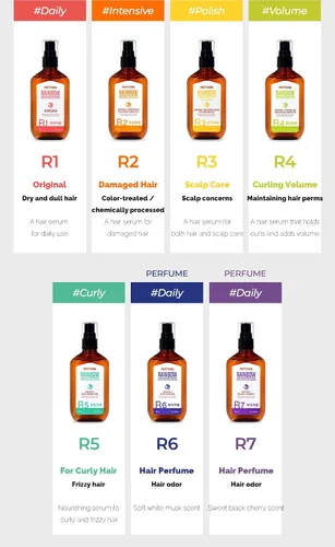 Vista 7 de PRETTYSKIN Rainbow Perfume Suero vegano para el cabello con aceite de argán, aceite de almendras dulces, aceite de jojoba, aceite de macadamia