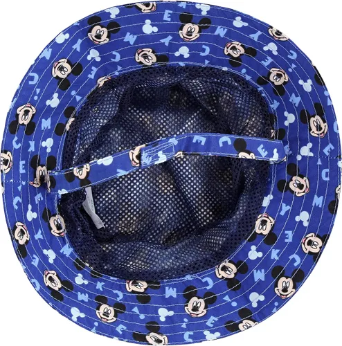 Vista 4 de Disney Mickey Mouse Sunny Fun - Gorro de natación y botines de natación de 0 a 12 meses 5013 color azul Azul Patchwork 0-12 meses