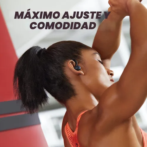 Vista 3 de Soundcore Anker-Auriculares entrenamiento Sport X10, true wireless bluetooth 5.2, ganchos giratorios orejas, graves profundos, IPX7, prueba sudor