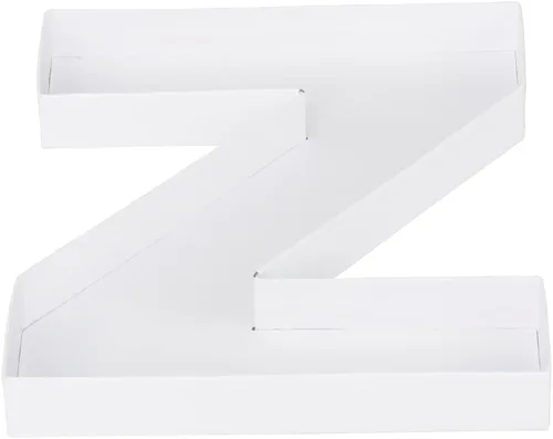 Vista 8 de WENPACK 8" Pequeños Recortes de Letra de Cartón Rellenables en Forma de Papel Maché Cortados en Forma de Letra, Bandeja para Dulces, Envase