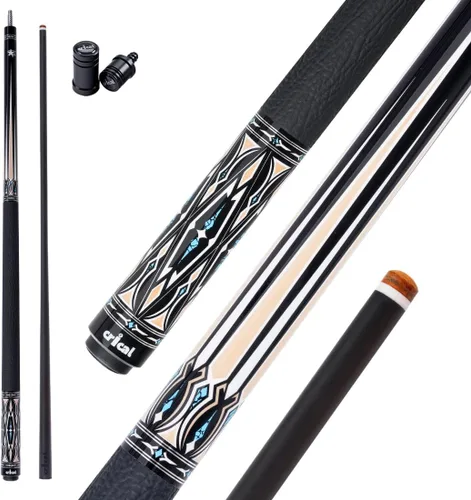 Vista 16 de CRICAL CXD Series Carbon Fiber Pool Cue, Low Deflection 12.5mm tip, Pro Taper shaft, precise control, easy stroke feel for adults