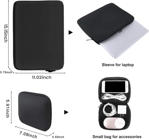 Vista 5 de iCasso Funda para MacBook Air de 15 pulgadas 2025 2024 2023 versión A3241 M4 A3114 M3 A2941 M2 Chip, carcasa rígida, funda, protector de pantalla