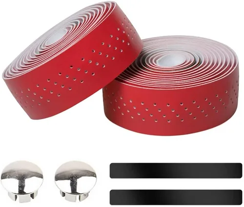 Vista 7 de ESUPPORT Cinta para manillar de bicicleta, cinta de manillar de bicicleta de carretera, cinta de mango de cuero, cintas de agarre cómodas