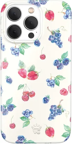 Vista 46 de VELVET CAVIAR Funda para iPhone 15, compatible con MagSafe, probada en caídas de 10 pies, Berry Baby