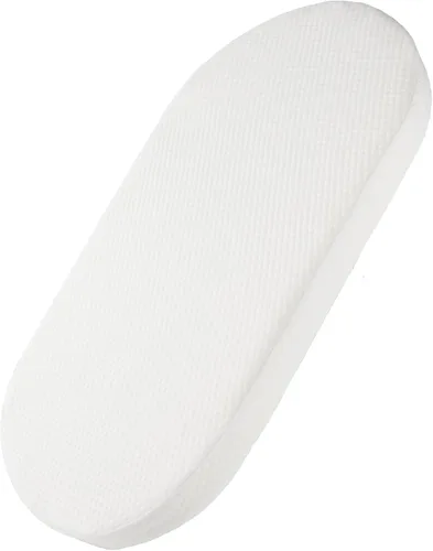 Vista 9 de Mecc ecoh Colchón para moisés de bebé, cubierta 100% transpirable, forro resistente al agua, ovalado de 29"x17"x2" pulgadas, se adapta al moisés