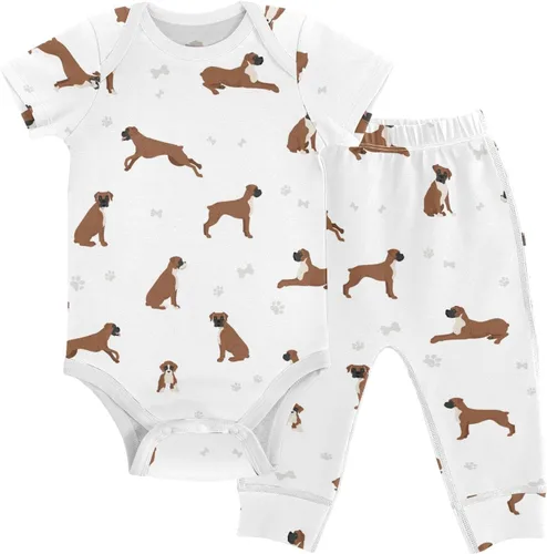 Vista 11 de vvfelixl Conjunto de mamelucos de bebé, pantalones y gnomo, hongo, manga corta, ropa de bebé para niños y niñas, 3M Multi1