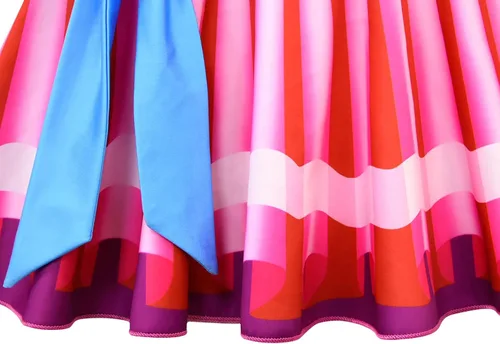 Vista 5 de HenzWorld Nancy Disfraz de mariposa con alas de hada para niñas, disfraz de Halloween, ropa de fiesta de cumpleaños
