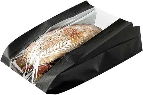 Vista 8 de Restaurantware Bag Tek - Bolsas de papel para pan de 4.5 x 2.5 x 8.5 pulgadas, 100 bolsas de papel de baguette a prueba de grasa, microperforadas