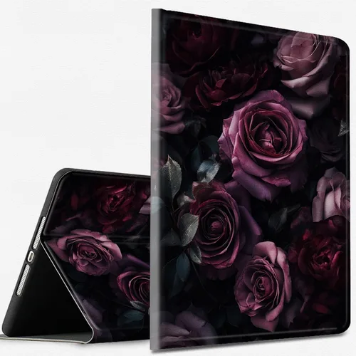 Vista 60 de Funda para tablet Kinlde Fire HD 10 (11ª generación 2021) Fire HD 10 Plus 2021, delgada, de piel sintética, con función atril, función atril