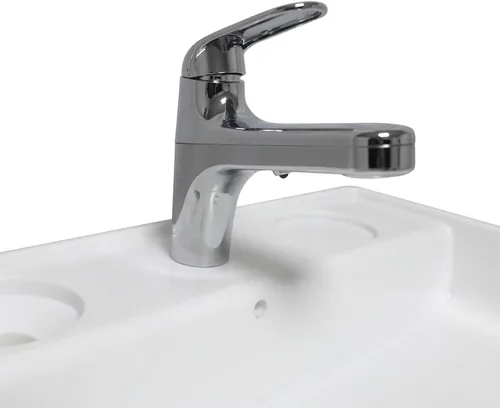 Vista 7 de HongK - Aprendizaje temprano de plástico lavabo de lavado para niños niños bebé bebé niño pequeño simulación toalla estante lavado cuidado de manos