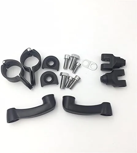 Vista 2 de SMT-Kit de montaje de clavijas de carretera ajustables de 360 grados, compatible con cualquier bicicleta equipada con tubo de marco de protector