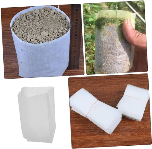Vista 9 de Xmas Nursery Pouch 200pcs Non-woven Fabric Garden Vegetable Container