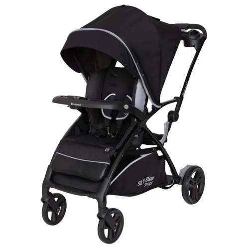 Vista 8 de Baby Trend Sit N' Stand® 2.0 gris(Simply Grey)