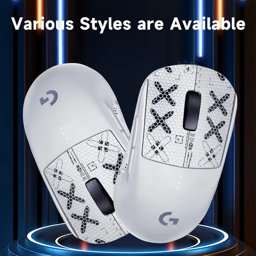 Vista 6 de JINGDU Funda antideslizante compatible con Logitech G PRO Wireless Gaming Mouse, cinta de agarre antideslizante, agarre a prueba de sudor, cubierta