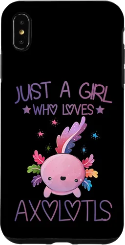 Vista 11 de Just A Girl Who Loves Axolotls Lover Gifts Kawaii Axolotls Case for iPhone 17