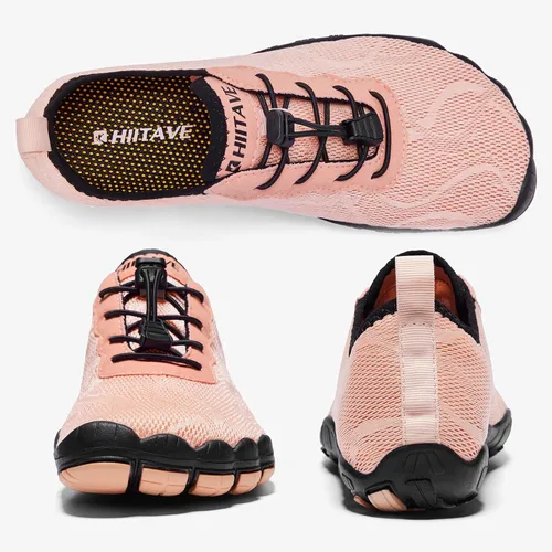 Vista 5 de HIITAVE - Zapatos de agua minimalistas para mujer, de secado rápido, para hacer natación, bucear, surfear, hacer deportes acuáticos, ir a