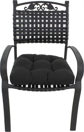Vista 3 de Everything Comfy - Cojín para asiento de interior y exterior, color negro