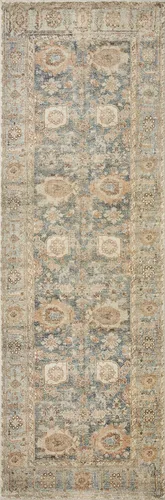 Vista 34 de Loloi Margot - Alfombra de área terracota/laguna de 7'-6" x 9'-6