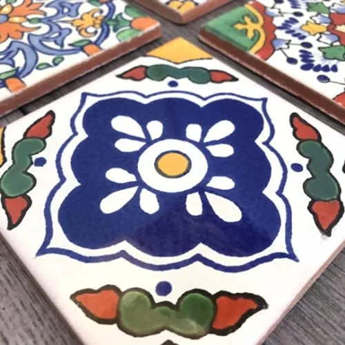 Vista 3 de Mexican Tile Coasters