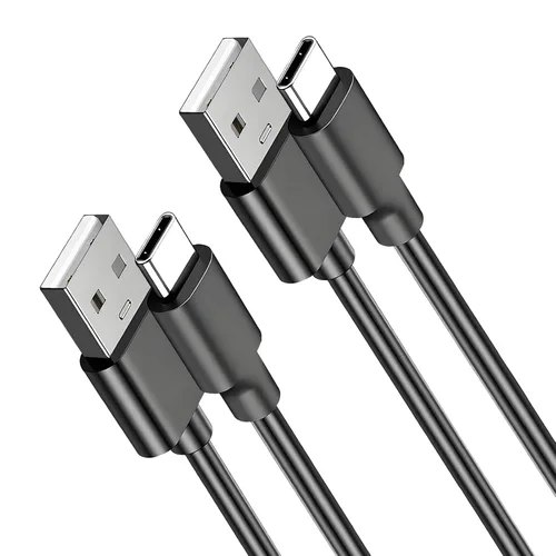 Vista 9 de Cable de carga para Xbox Series S/X, controlador PS5/PS5 Pro, Xbox Elite Series 2, cable de carga USB tipo C Switch Pro de 6.6 pies