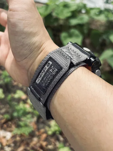Vista 3 de Correa de reloj de liberación rápida de 0.866 in para Amazfit T-Rex 3 Pro de 1.890 in/Active MAX/Bip 6/Bip 5/Bip Max/Cheetah 2 Ultra/Balance 3
