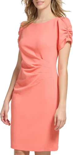Vista 3 de Karl Lagerfeld Womens Waist Detail Puff Sleeve Sheath Dress