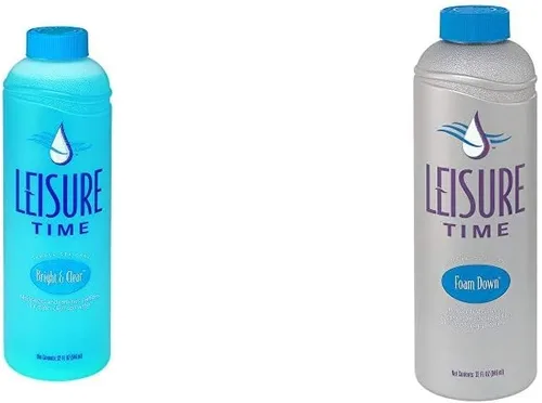 Vista 4 de LEISURE TIME Spa Care Bundle - Limpiador brillante y transparente (32 onzas líquidas) + cuidado simple enzimático (32 onzas líquidas)