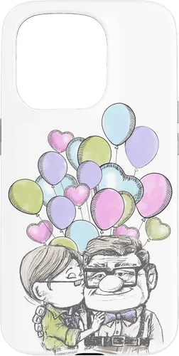 Vista 14 de Disney Pixar Up Carl & Ellie Sketch - Carcasa para iPhone 17