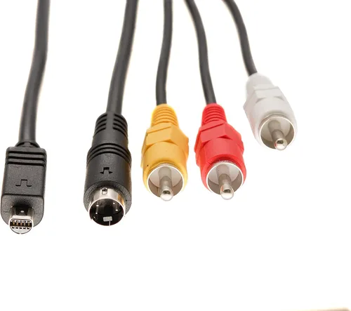 Vista 2 de Adaptador de cable AV compuesto (HY029) para Sony Handicam DCR-IP, DCR-DVD, DCR-SR, DCR-HC, DCR-IP, DCR-PC, HDR-SR, etc.