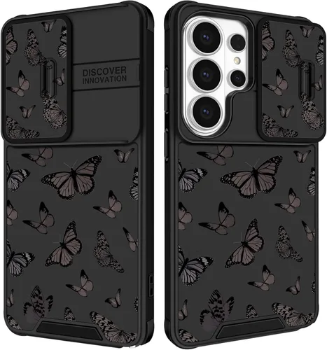 Vista 20 de Funermei para Samsung Galaxy Z Flip 4 Funda - Funda de Teléfono Bonita para Mujeres y Niñas con Mariposas Bonita Estética Femenina Diseño