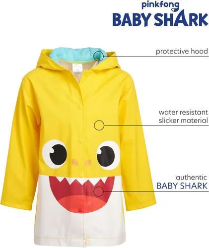 Vista 2 de Nickelodeon Chaqueta de lluvia para niño, con capucha, para bebé, patrulla canina (talla 4-7)