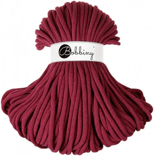 Vista 19 de Bobbiny - Cordón trenzado de macramé jumbo de 9 mm (color aloe), 108 yardas/330 pies
