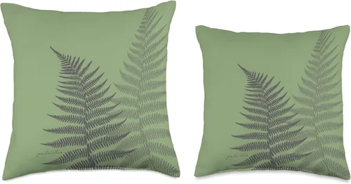 Vista 3 de Palapalai Green - Pala'ili Almohada de tiro 16x16, multicolor