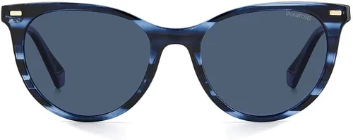 Vista 2 de Polaroid Sunglasses Gafas de sol Polaroid Mujer Estilo PLD 4107S Cat Eye, Azul HabanaAzul Polarizado, 2.047 in, 0.709 in, Azul HabanaAzul Polarizado