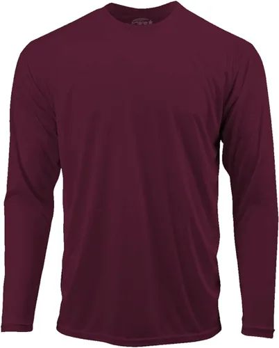 Vista 34 de DRI-Equip - Camisas de manga larga para deporte, disipa la humedad. Blanco