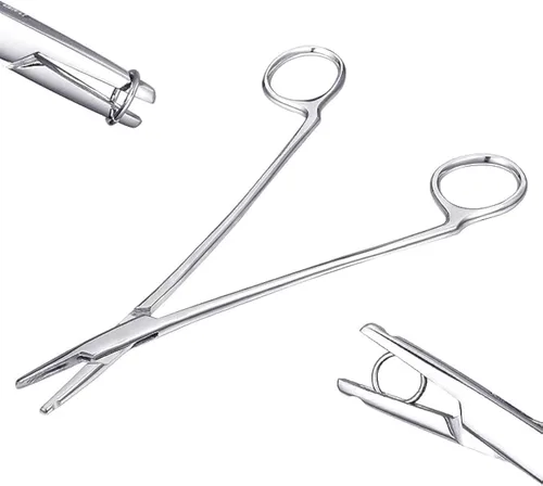 Vista 5 de DJCIW Abrazaderas de piercing para tabique, alicates de perforación de acero inoxidable quirúrgico de 6 pulgadas, herramientas de perforación