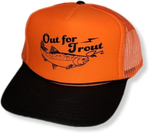 Vista 69 de ThatsRad Out for Trout Corduroy Snapback Sombrero Gorra Pesca con Mosca Pescador